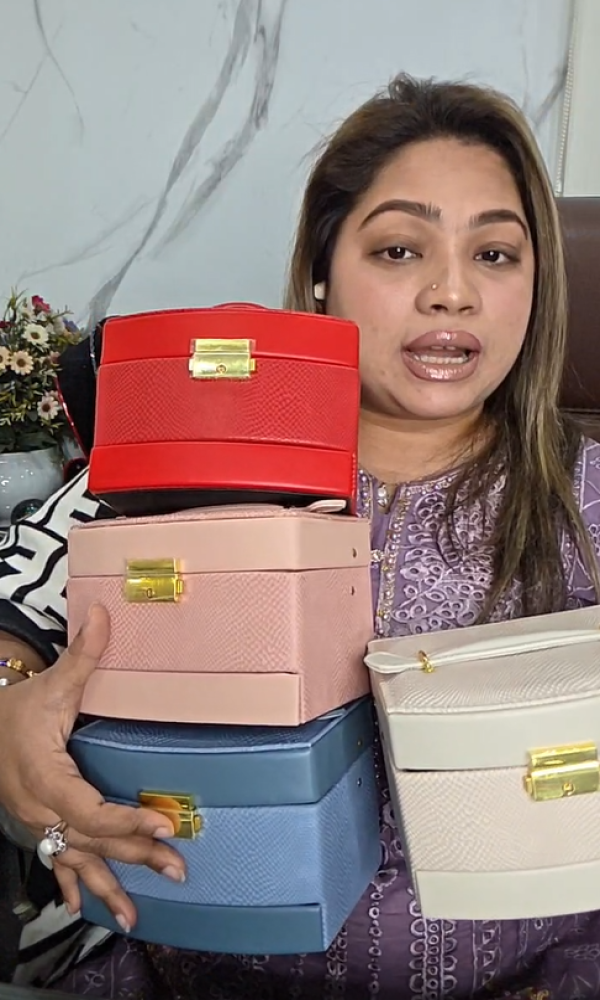 3-Layer Drawer Jewelry Bo...