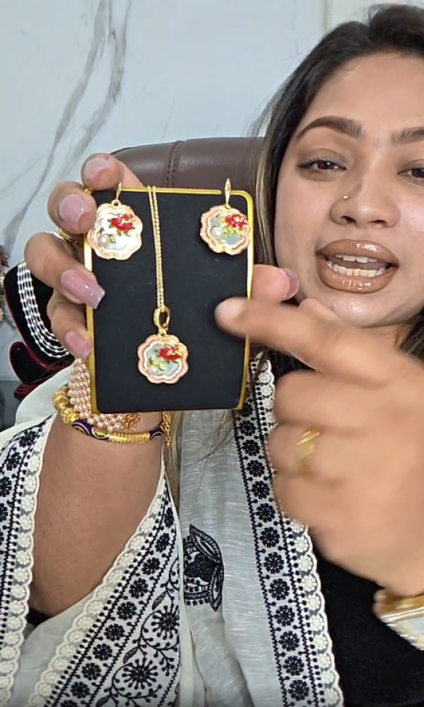 Real Pearl Pink Locket Se...